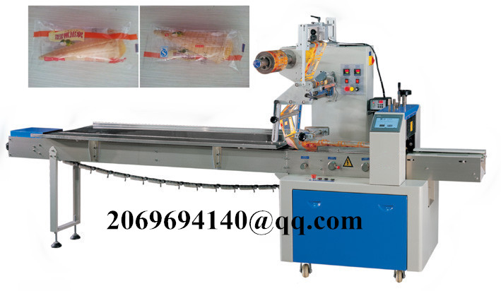 佛山厂家供应冰淇淋蛋糕包装机全自动枕式包装机